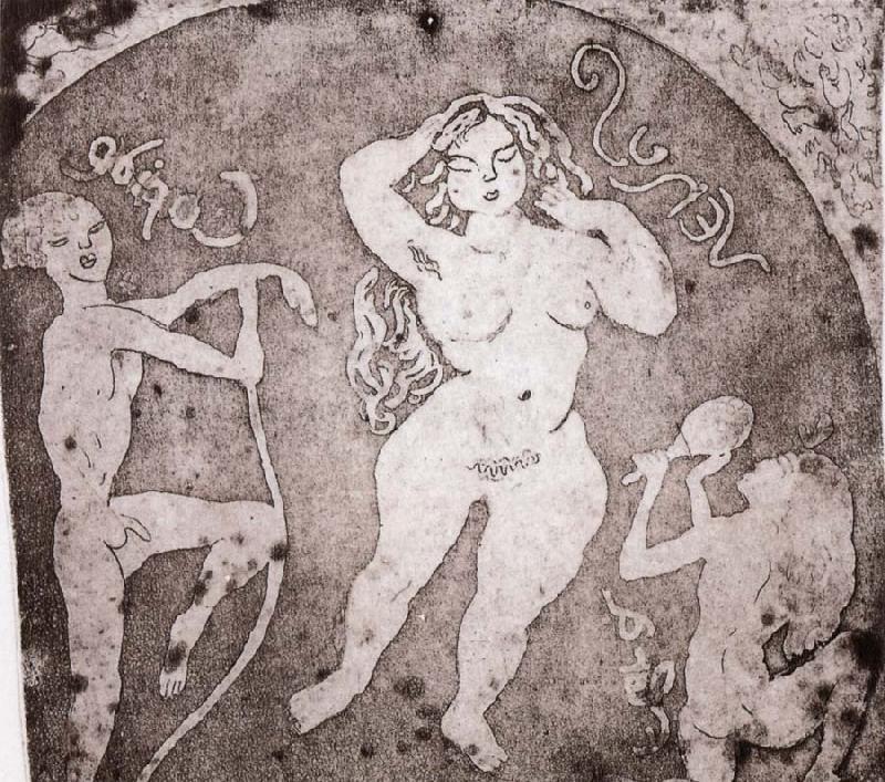 Venus and Cupid, Jules Pascin